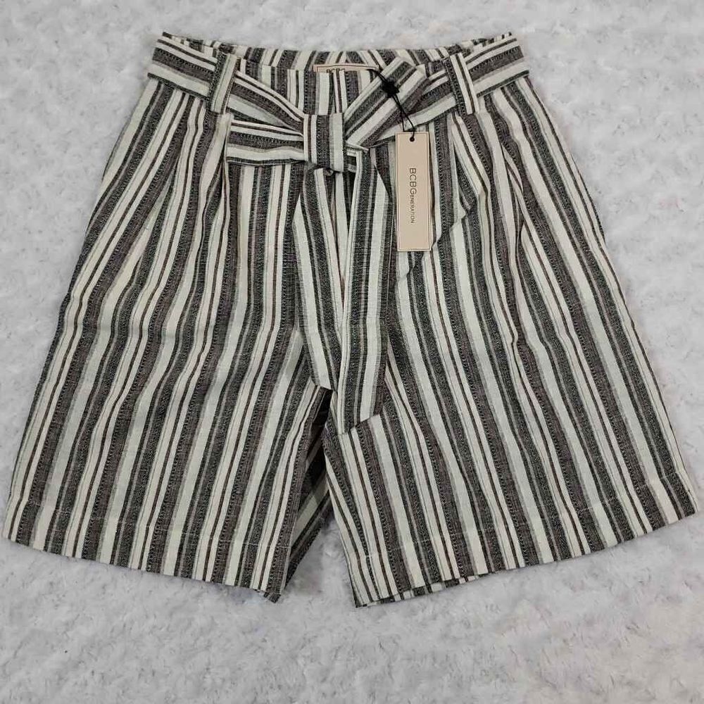 BCBGeneration High Waist Belted Shortie Size Extra Small NWT